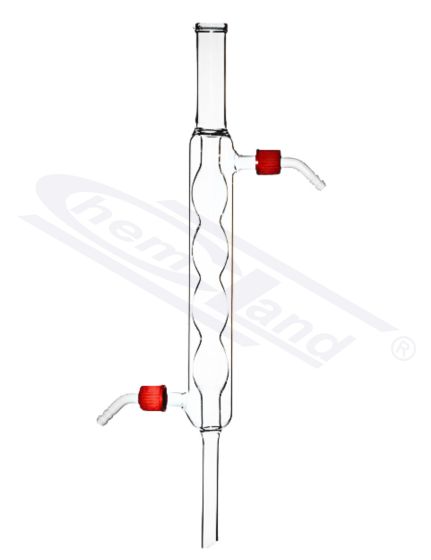 kondensators ar iekšējo spuldzes daļu Allihn ar PP savienotāju efektīvais garums 200