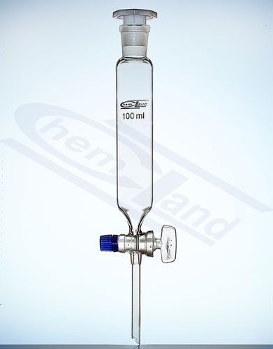 piltuve ar cilindrisku ligzdu 29/32 aizbāzni stikla 0100mlChemland