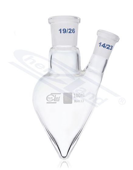 bumbiera formas kolba 2 kakliņi 25ml 2x14/23