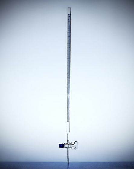 birete ar taisnu aizbāzni stikla zila graduācija Schellbach sloksne. cl.B 025ml