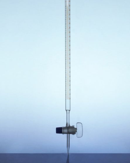 Birete ar taisnu aizbāzni stikla brūna graduācija cl.B 025ml