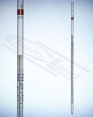 graduēta pipete CZECH 2 klases AS Schellbach sloksne