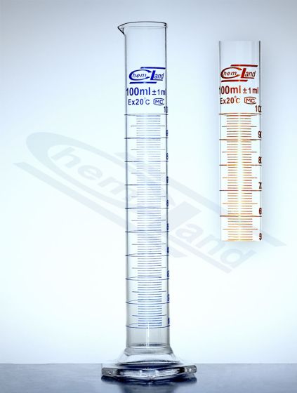 cilindrs cl.B brūna graduācija 2000 ml stikla sešstūraina pamatne