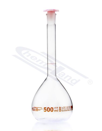 mērkolba cl.B 0250ml, 14/23 - brūna, CHEMLAND NEW LINE