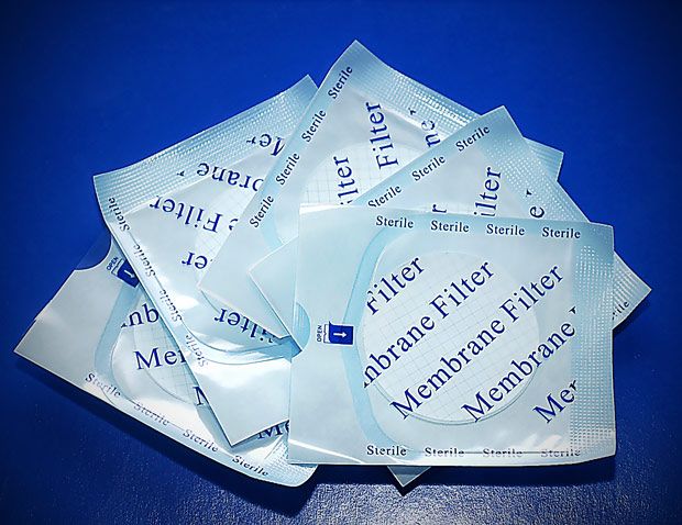 Membrānas filtrs CA 0,80um 47mm pck=100gab.
