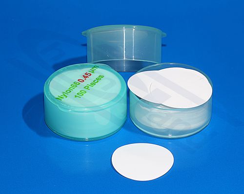 Membrānas filtrs NYLON 0,45um 25mm pck=100gab.