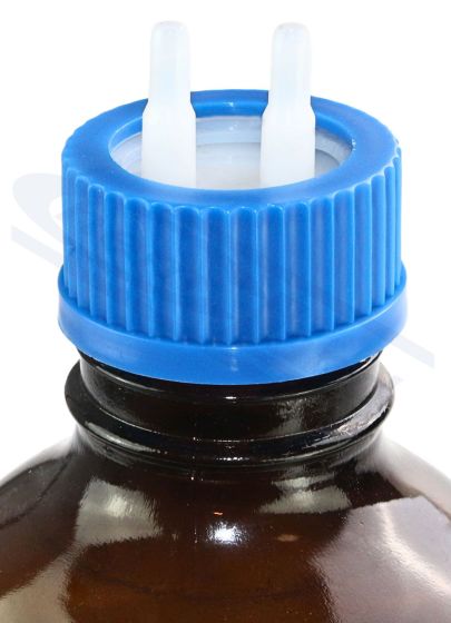 GL45 vāciņš vakuuma sistēmām (divi šļūteņu savienojumi) CHEMLAND